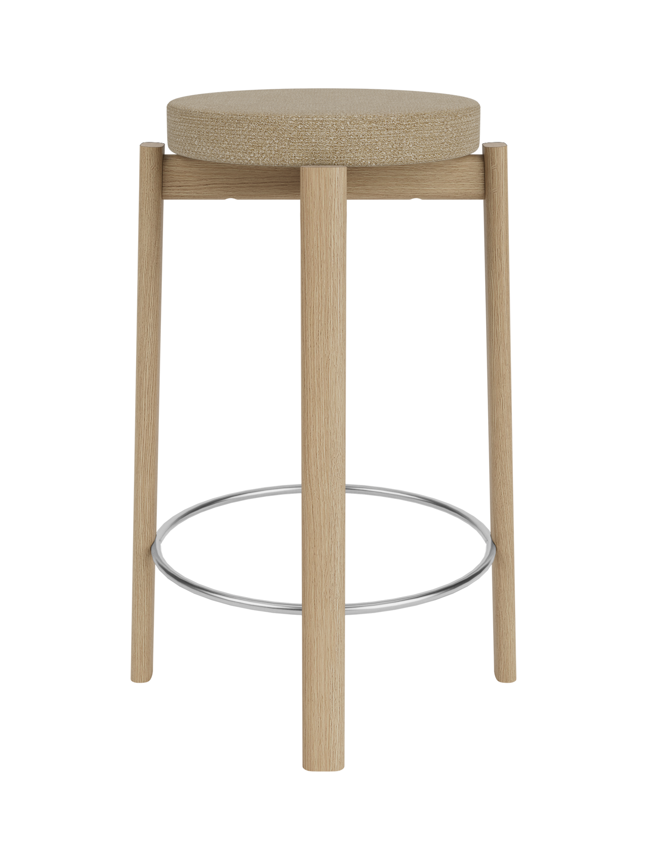 Passage Counter Stool, Upholstered Seat