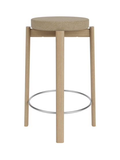 Passage Counter Stool, Upholstered Seat