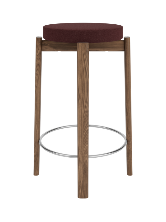 Passage Counter Stool, Upholstered Seat
