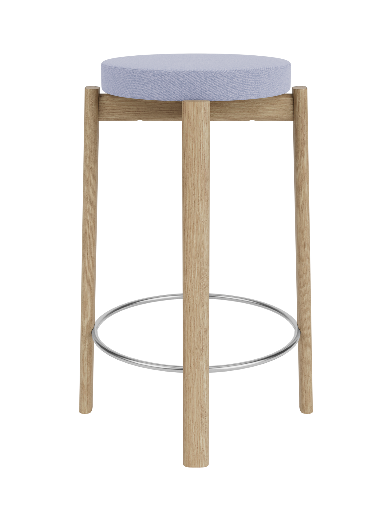 Passage Counter Stool, Upholstered Seat