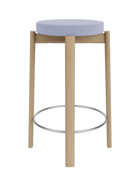 Passage Counter Stool, Upholstered Seat