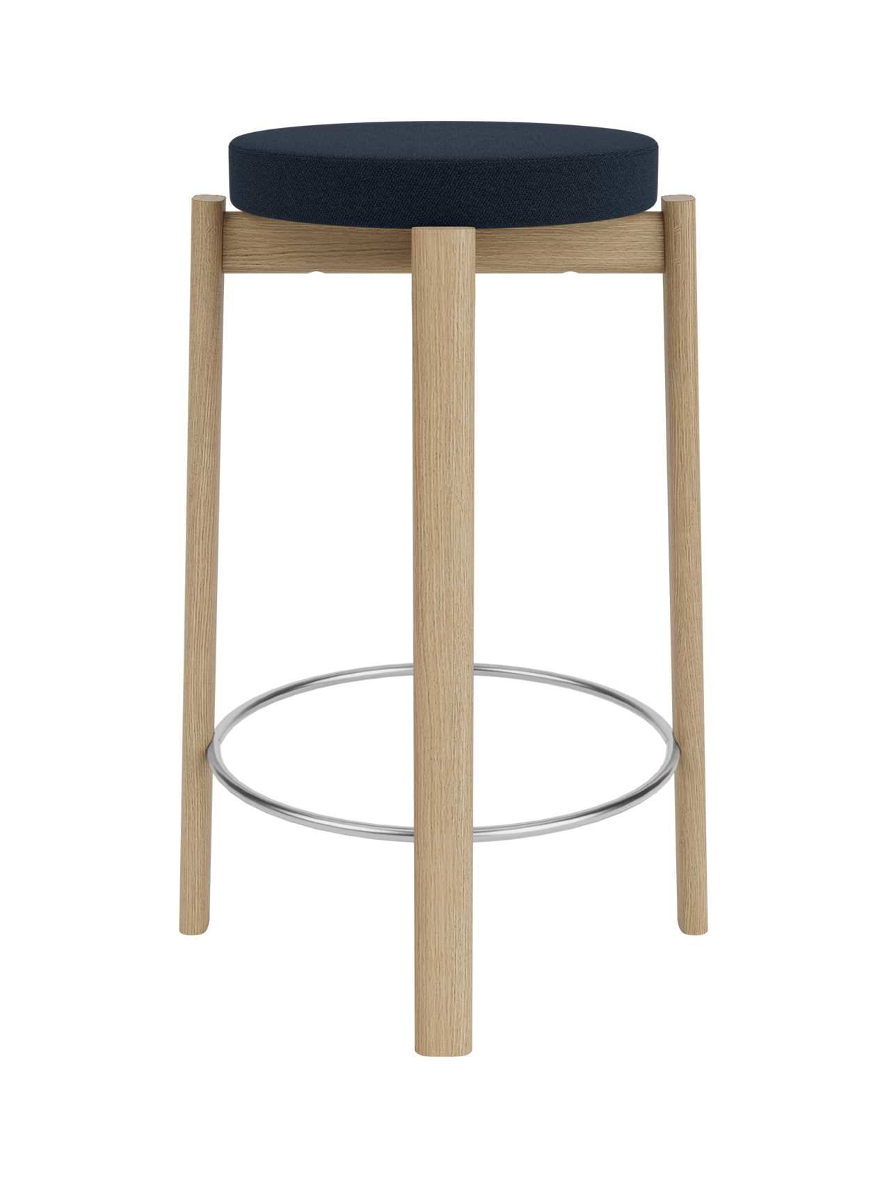 Passage Counter Stool, Upholstered Seat