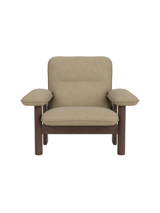 Brasilia Lounge Chair, High Back, Textile
