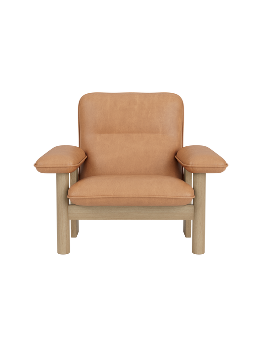 Brasilia Lounge Chair, High Back, Textile