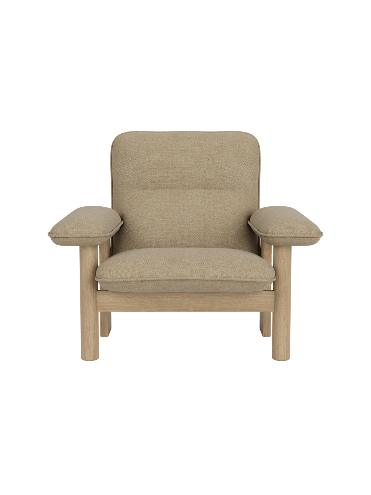 Brasilia Lounge Chair, High Back, Textile