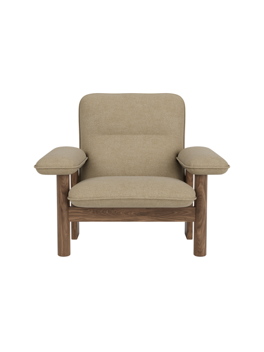 Brasilia Lounge Chair, High Back, Textile