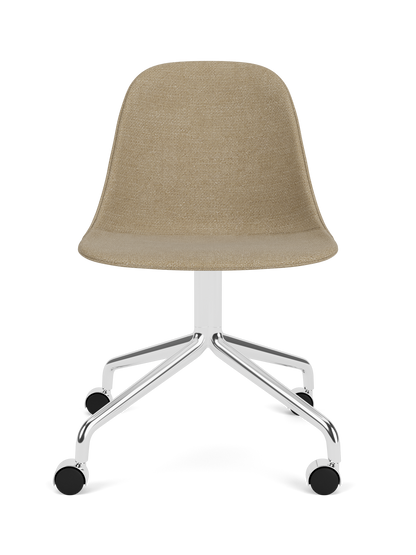 Harbour Side Dining Chair, Polished Aluminium Star Base w/Casters