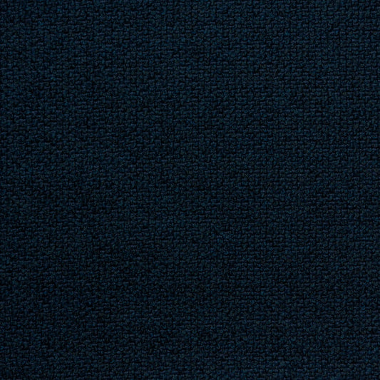 Logan, 07 One Minute Past Midnight fabric featuring a structured, dark navy cotton-wool bouclé texture.