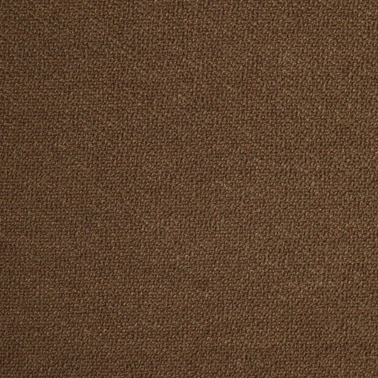 Logan 16 Nutmeg upholstery fabric in warm brown, featuring a soft and structured wool bouclé texture.