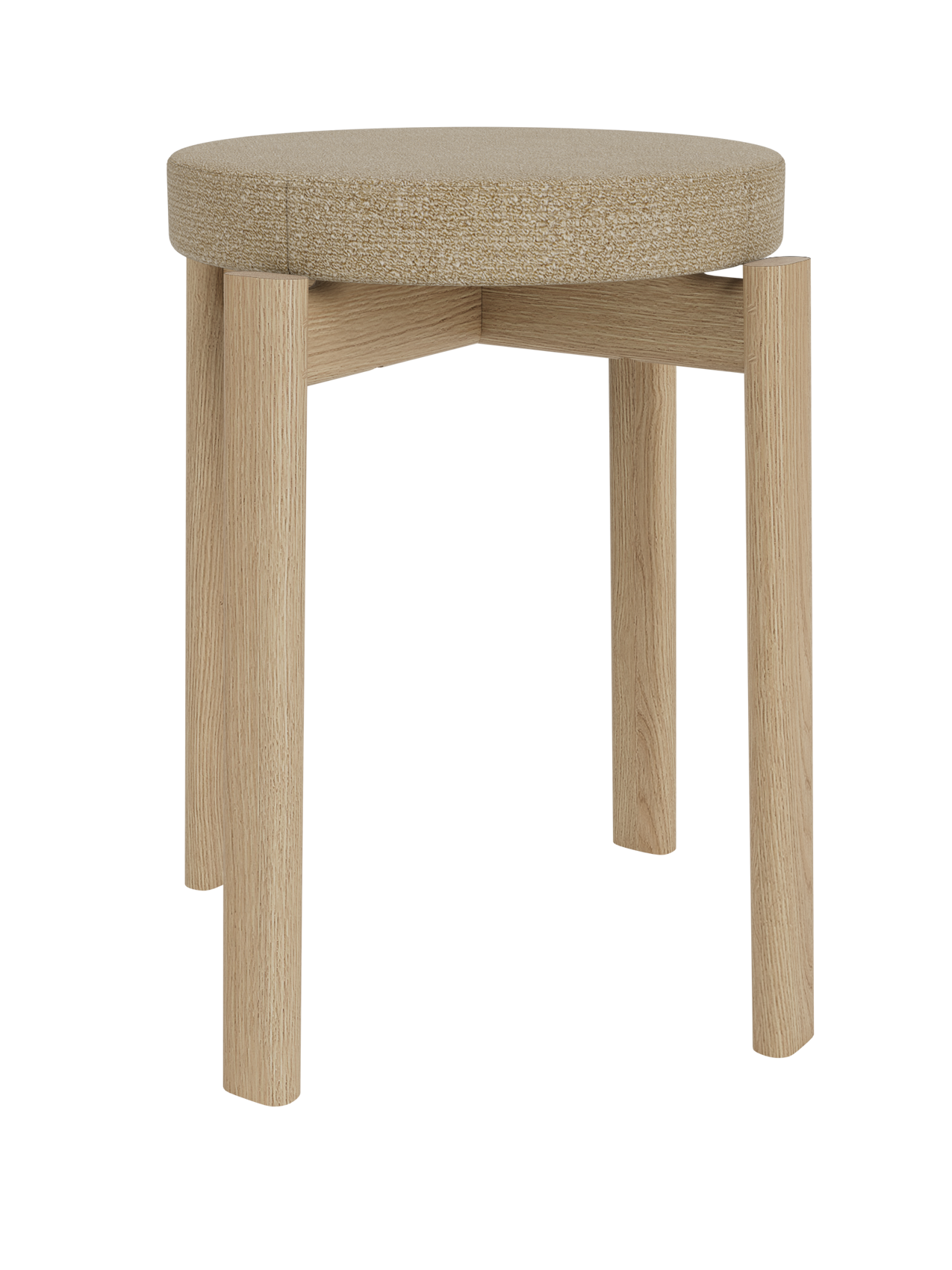 Passage Stool, Upholstered