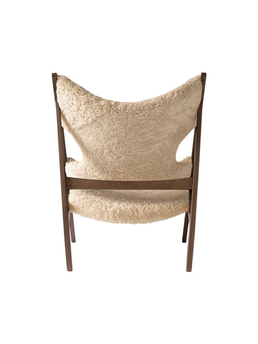Knitting Lounge Chair, Sheepskin