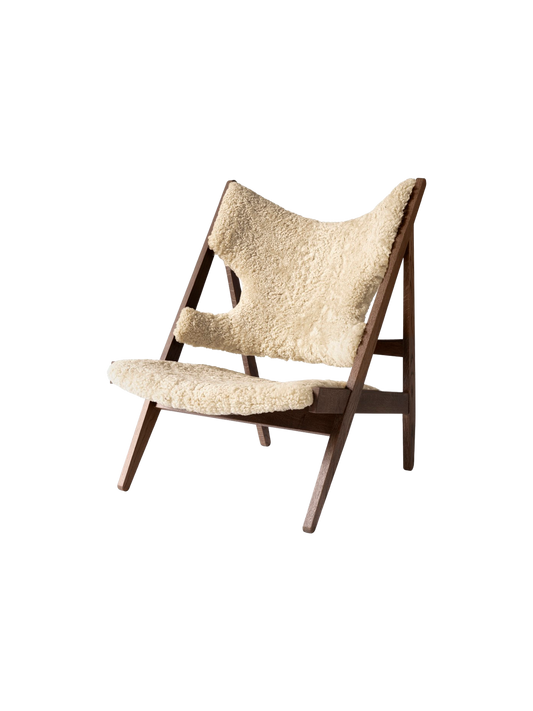 Knitting Lounge Chair, Sheepskin
