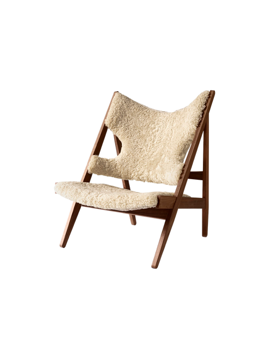 Knitting Lounge Chair, Sheepskin