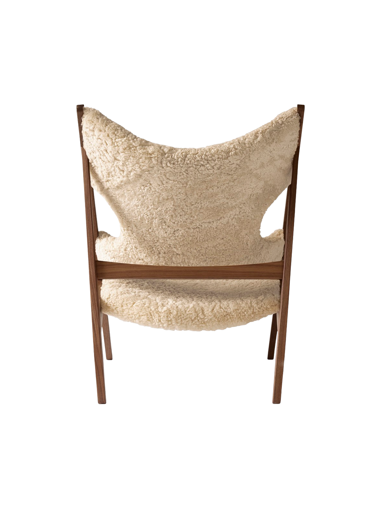 Knitting Lounge Chair, Sheepskin