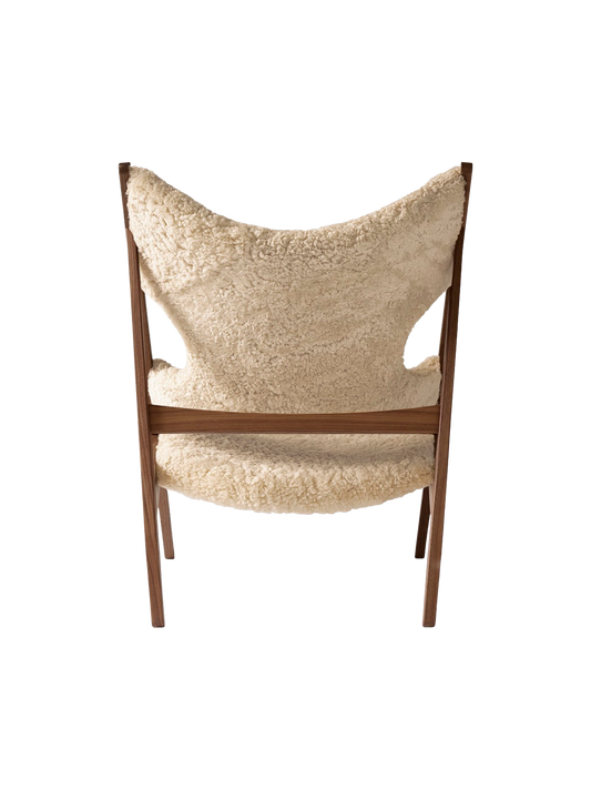 Knitting Lounge Chair, Sheepskin
