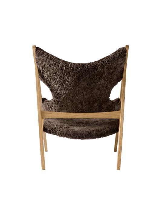 Knitting Lounge Chair, Sheepskin