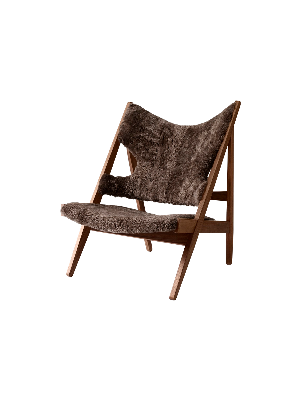 Knitting Lounge Chair, Sheepskin