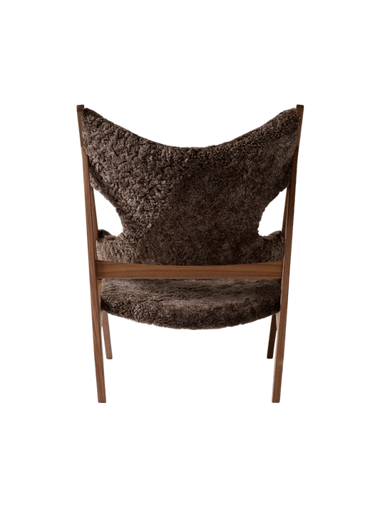 Knitting Lounge Chair, Sheepskin