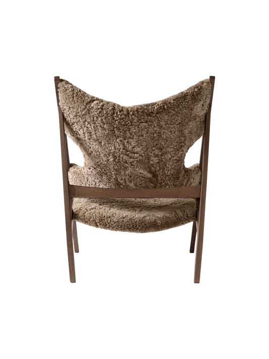 Knitting Lounge Chair, Sheepskin