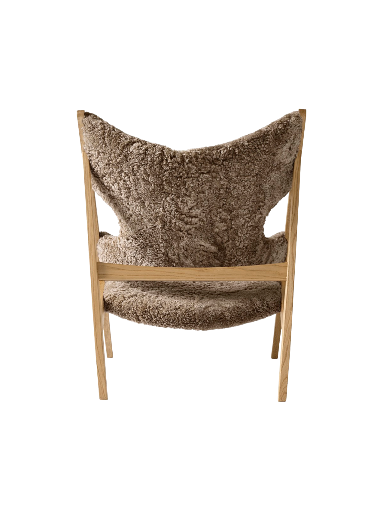 Knitting Lounge Chair, Sheepskin