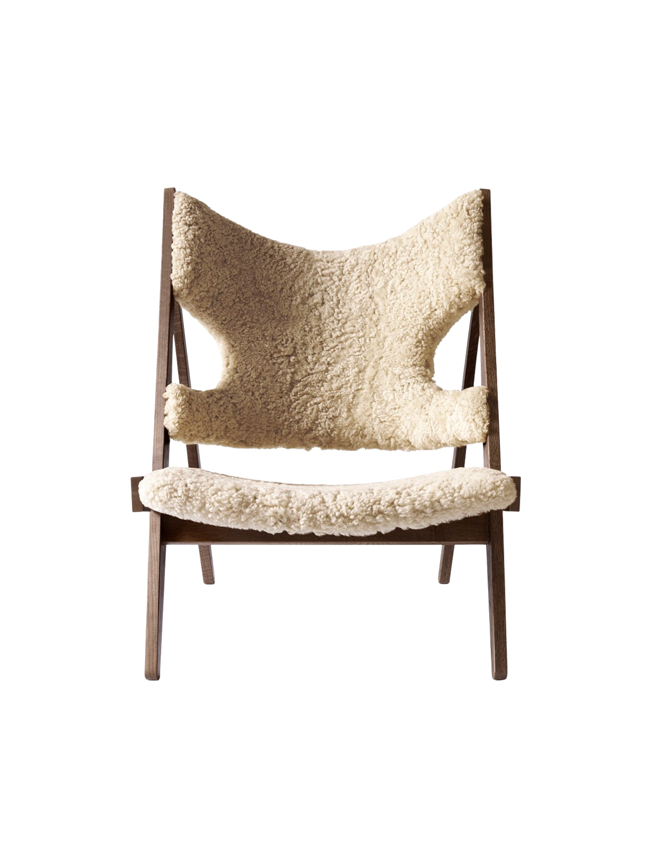 Knitting Lounge Chair, Sheepskin