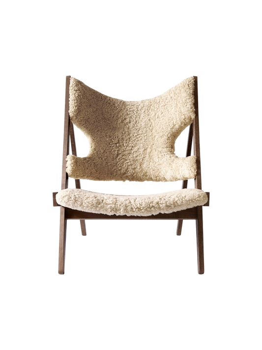 Knitting Lounge Chair, Sheepskin