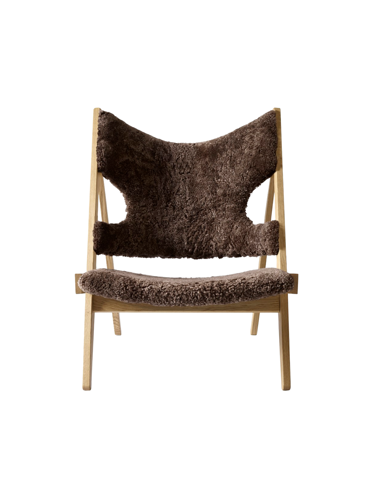 Knitting Lounge Chair, Sheepskin