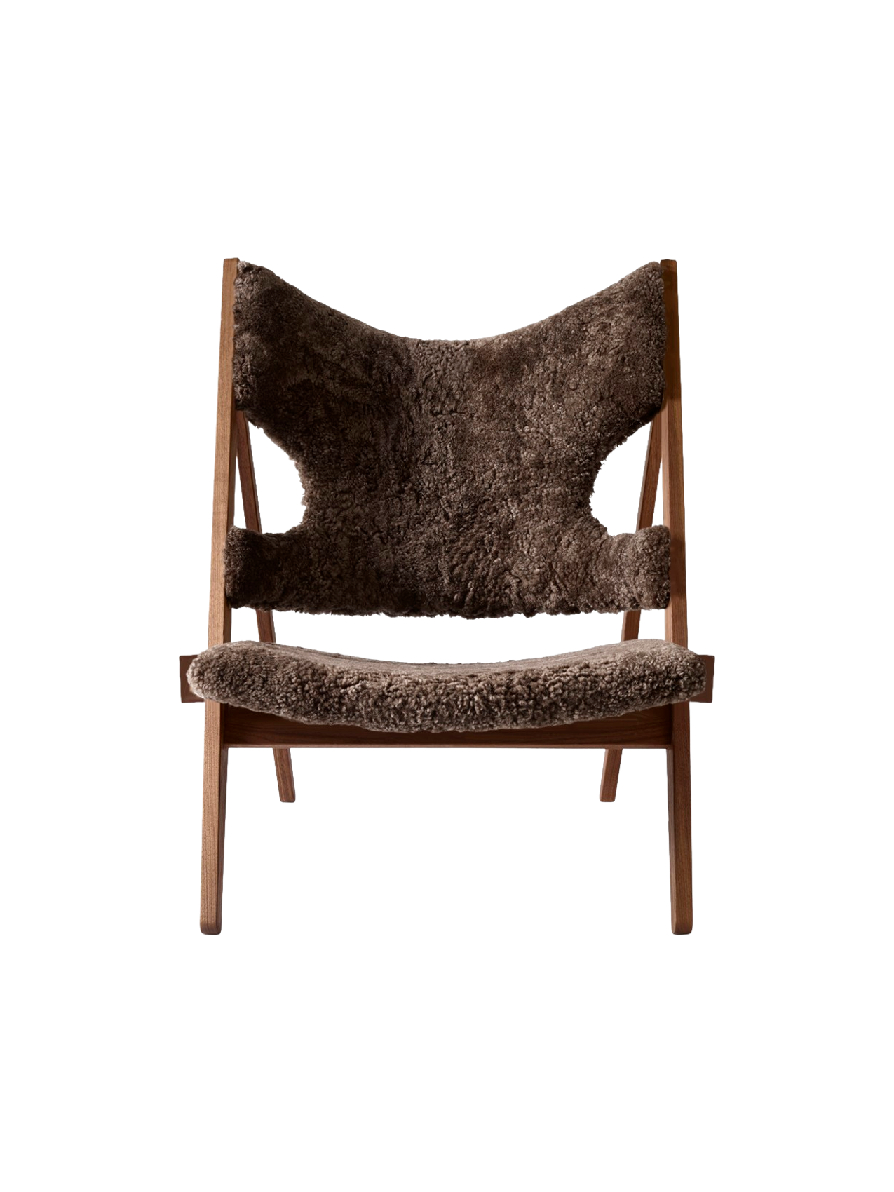 Knitting Lounge Chair, Sheepskin