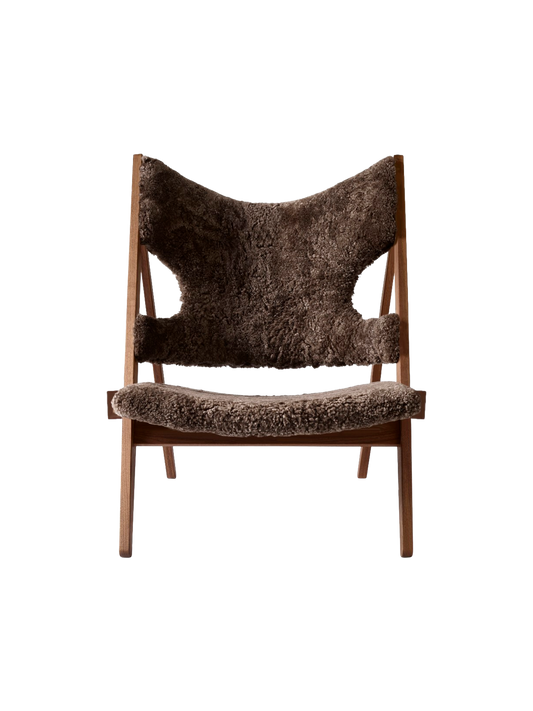 Knitting Lounge Chair, Sheepskin