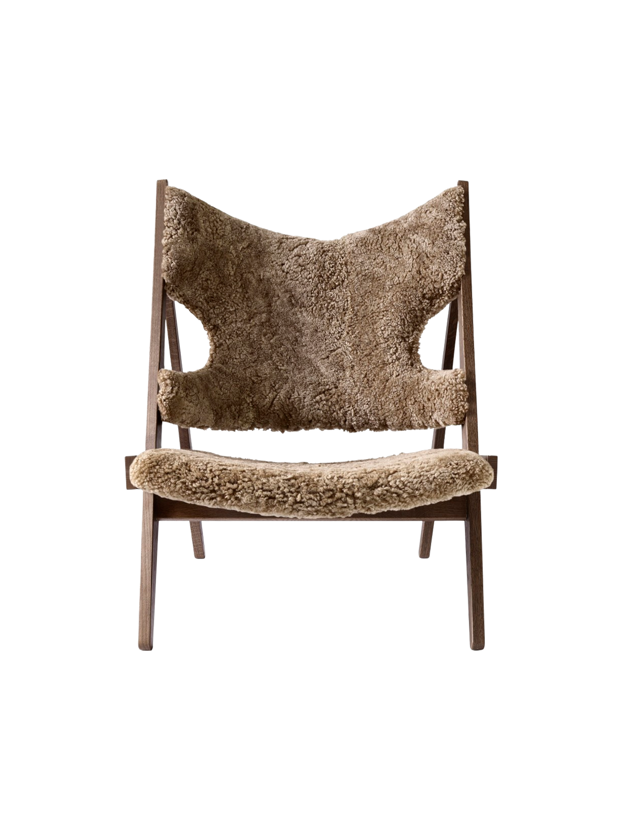 Knitting Lounge Chair, Sheepskin