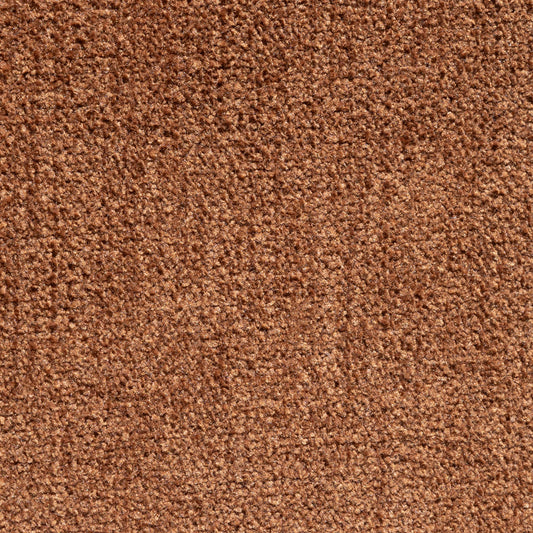 Siennatonal, 06 warm brown chenille upholstery fabric with a soft, densely textured finish for furniture.