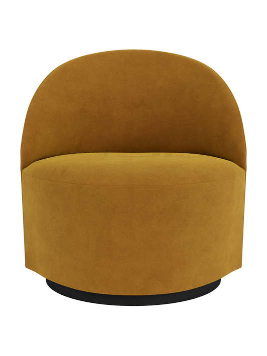 Tearoom Lounge Chair, Swivel w/Return