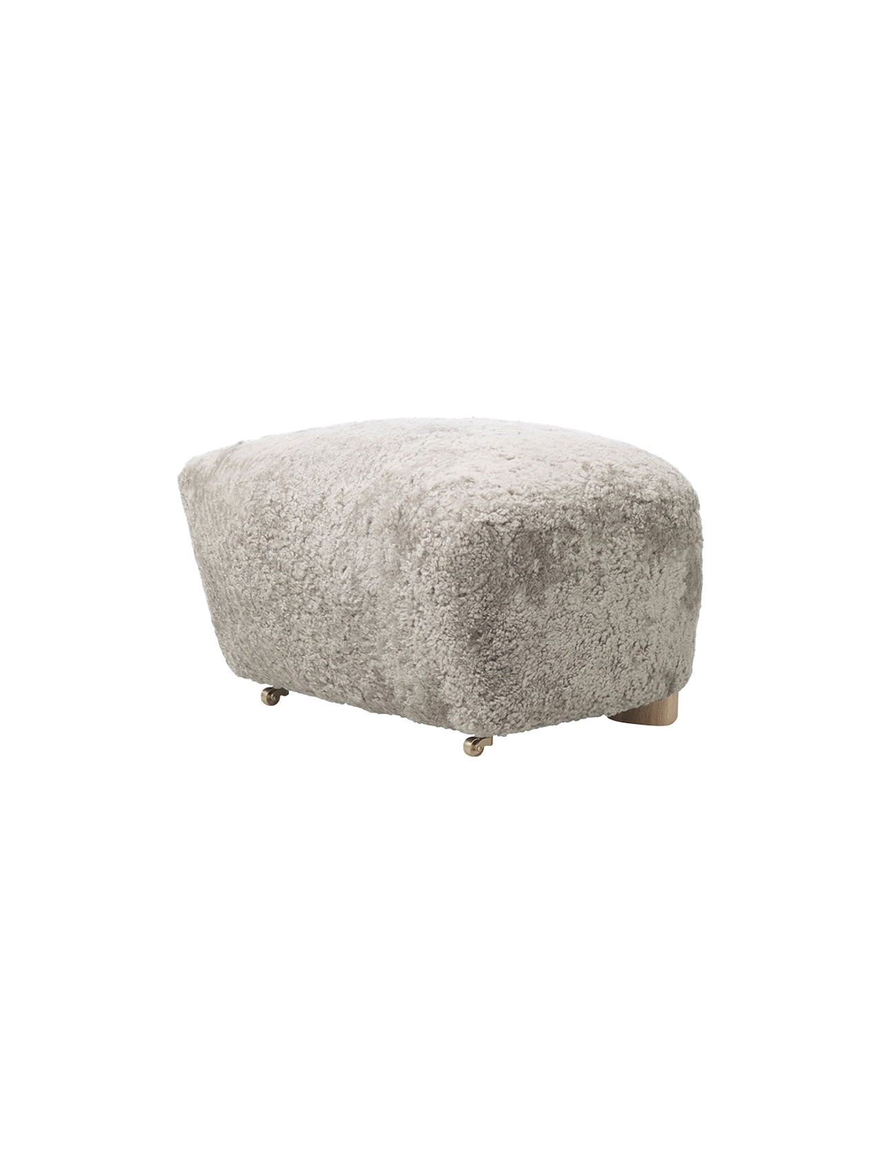 The Tired Man Ottoman, Sheepskin