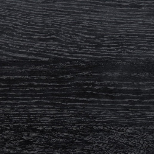 Solid Oak, Black Stained, Lacquer