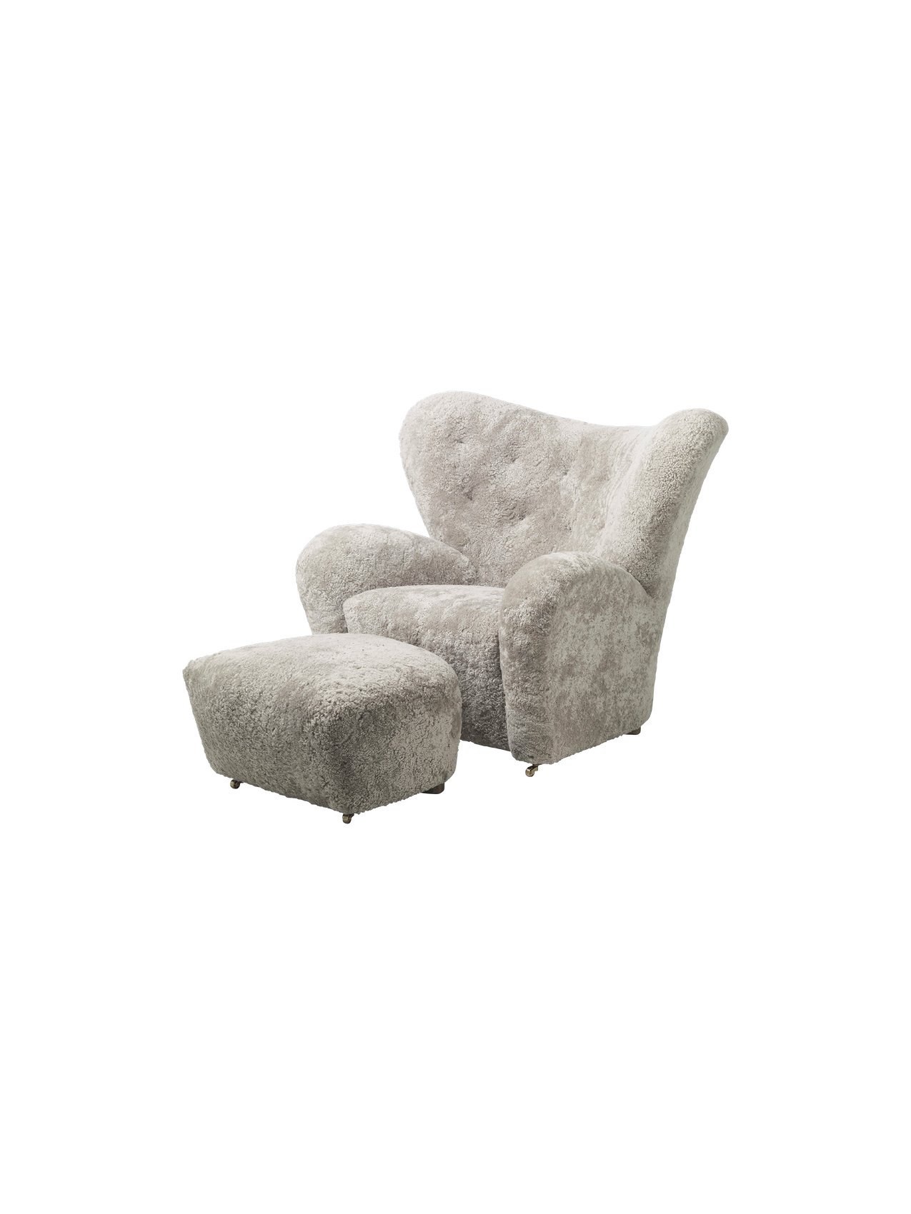 The Tired Man Ottoman, Sheepskin
