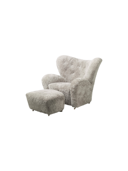 The Tired Man Ottoman, Sheepskin