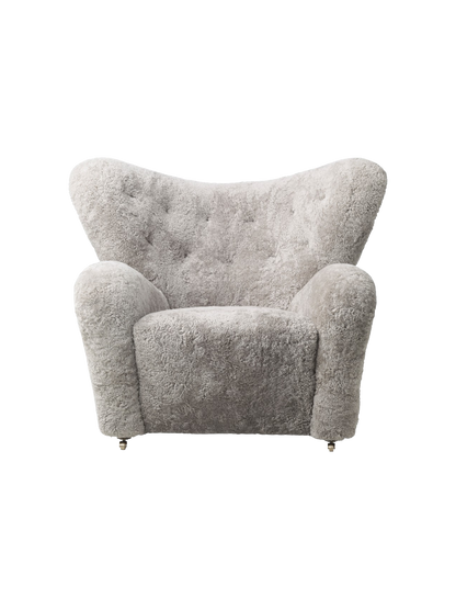 The Tired Man Lounge Chair, Sheepskin
