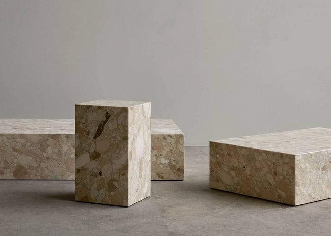 Plinth Bridge Marble Table by Norm Architects | Audo | Explore now