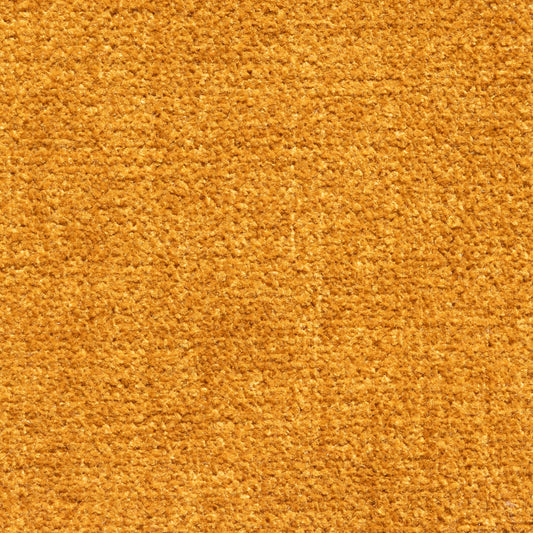 Mustard yellow Siennatonal 13 chenille upholstery fabric with a soft, dense and tactile textured finish.