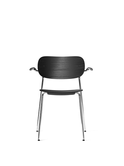 Co Dining Chair, with armrest, Chrome