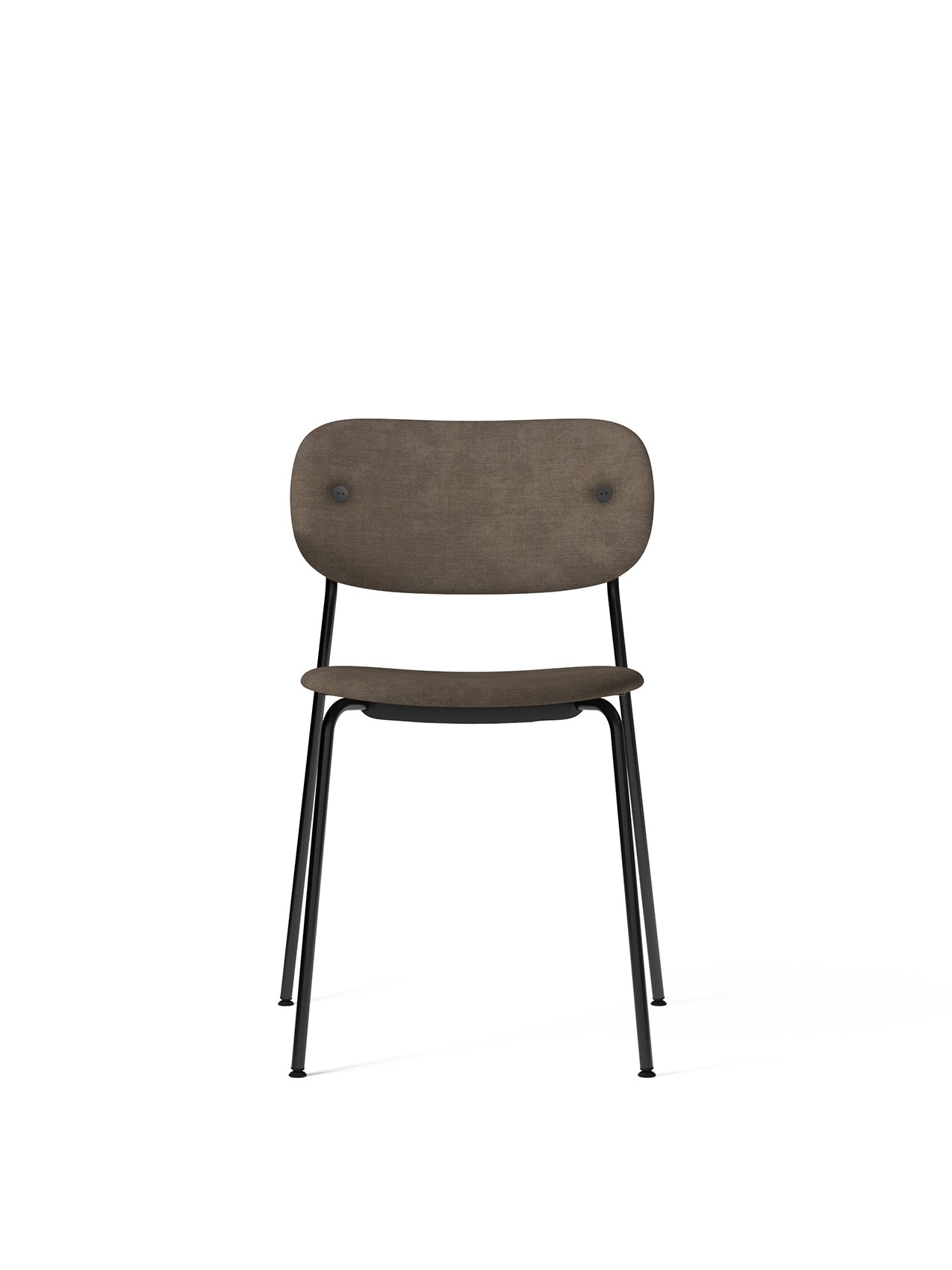 Co Dining Chair, fully upholstered, Black