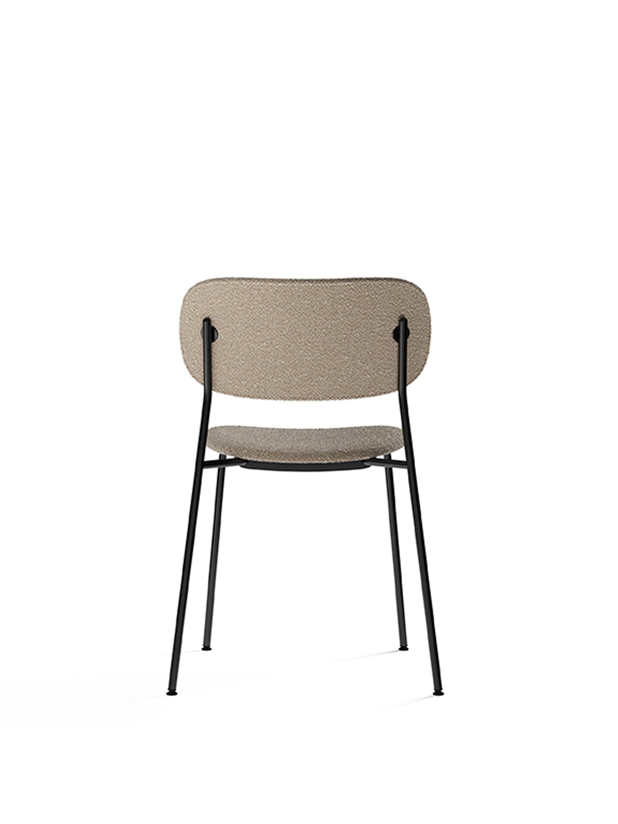 Co Dining Chair, fully upholstered, Black