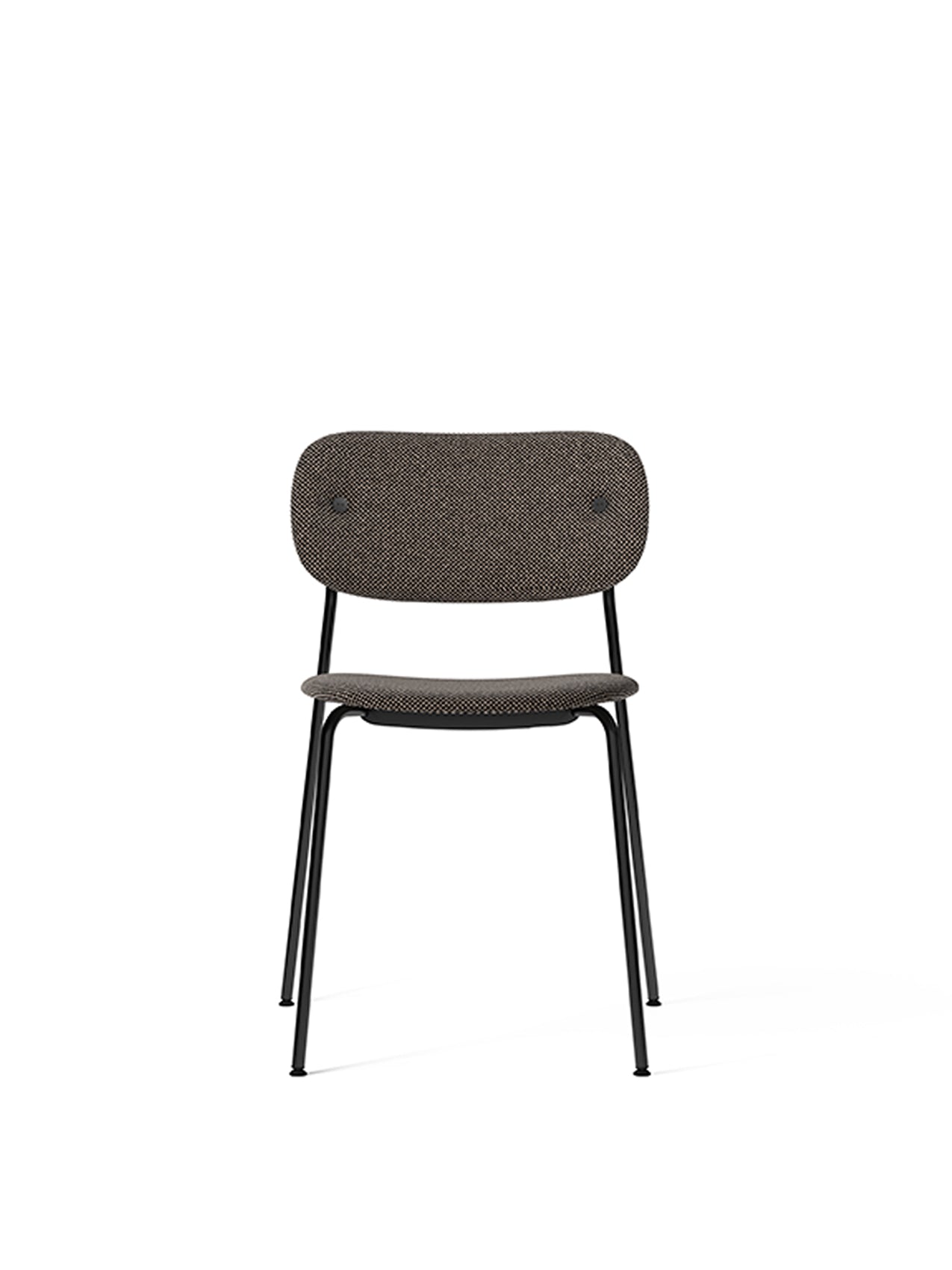 Co Dining Chair, fully upholstered, Black