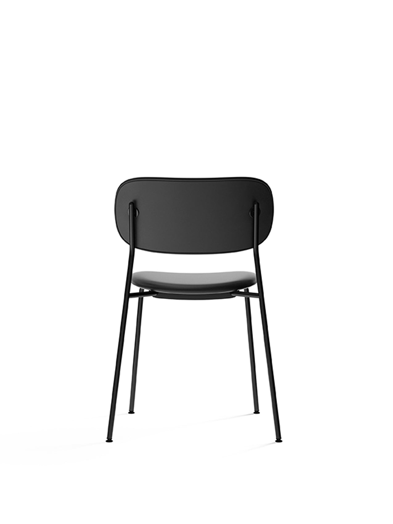 Co Dining Chair, fully upholstered, Black