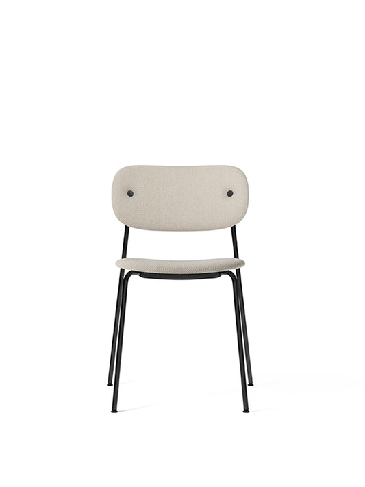 Co Dining Chair, fully upholstered, Black