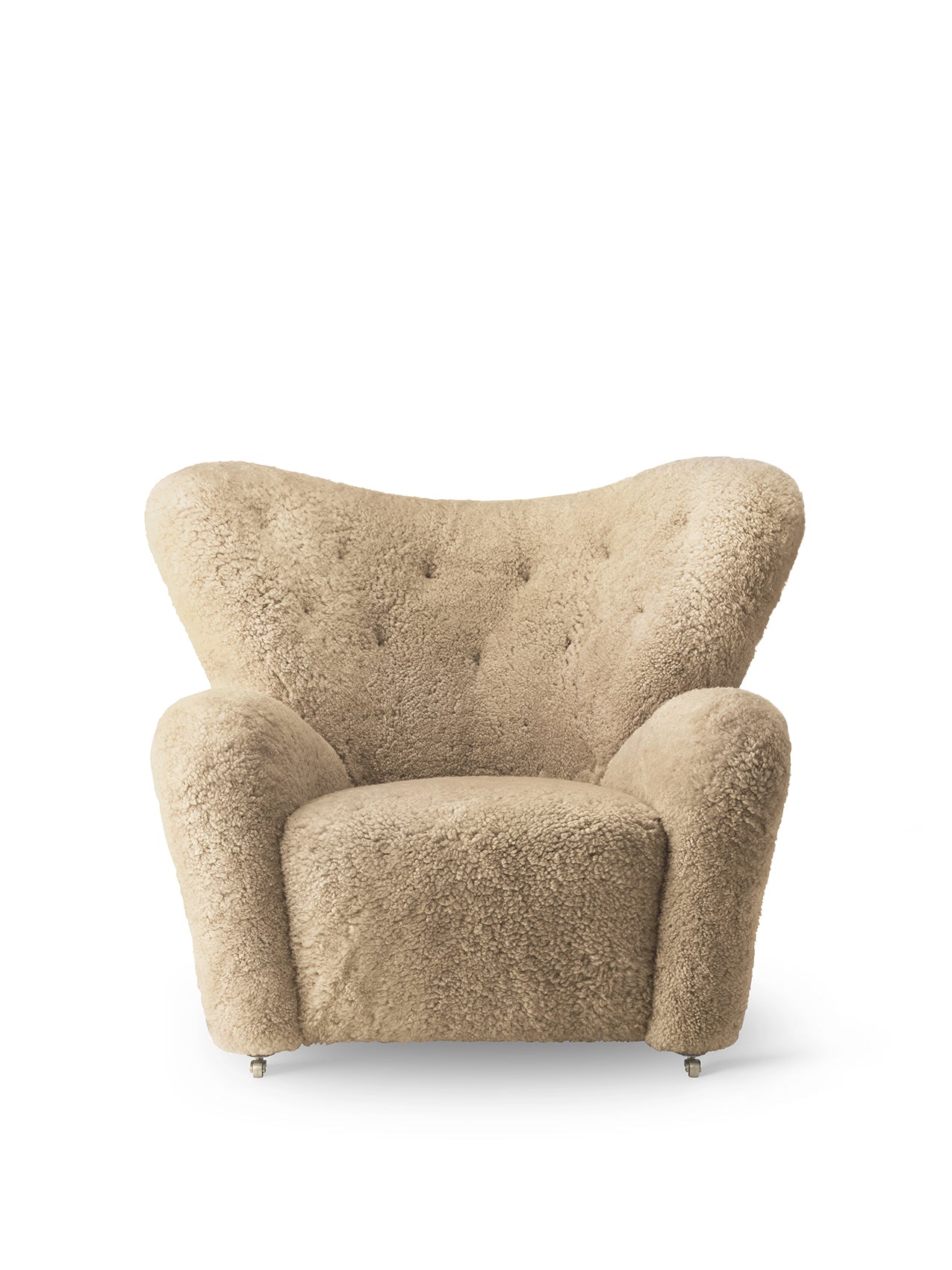 The Tired Man Lounge Chair, Sheepskin