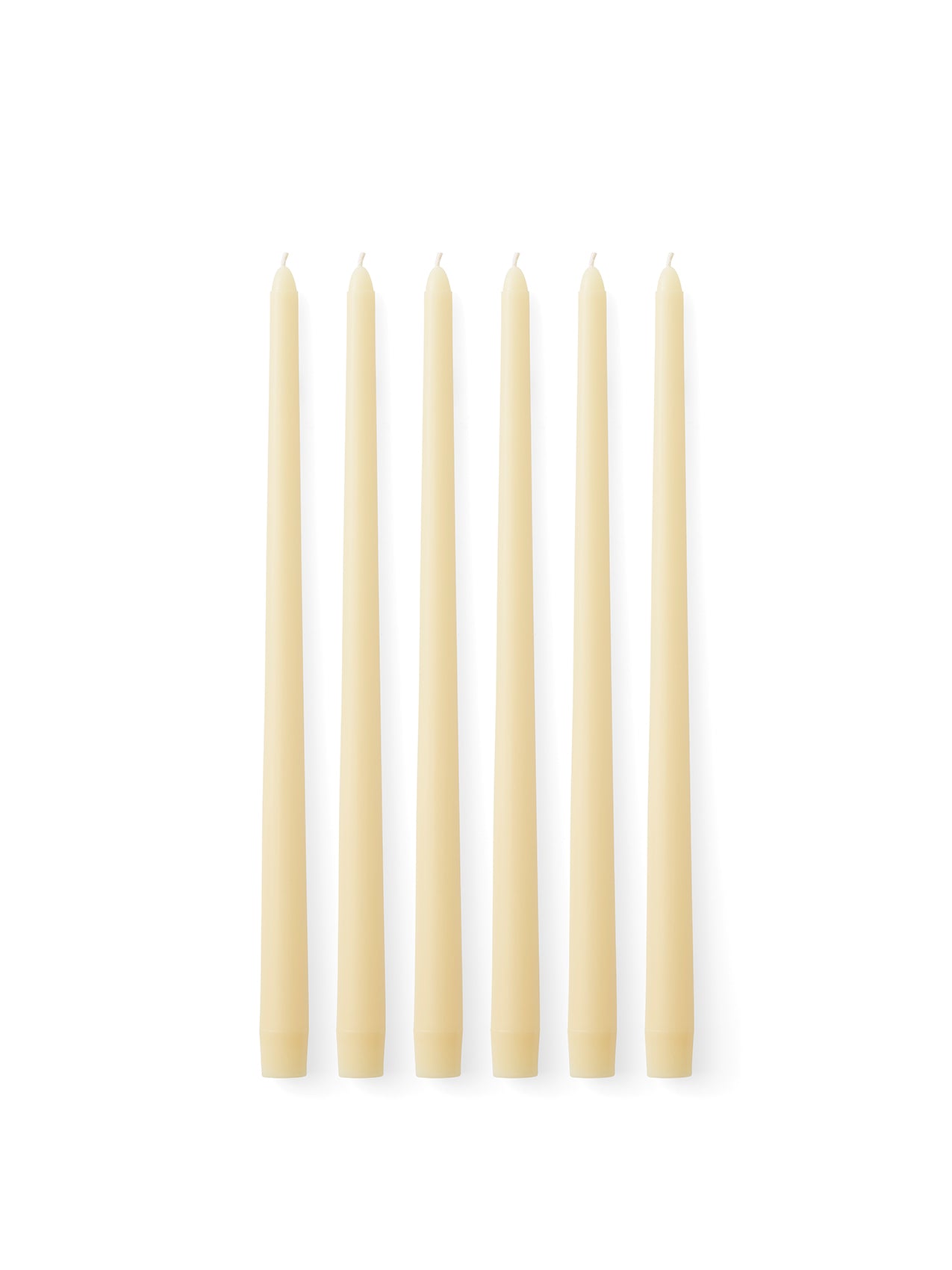 Spire Smooth Tapered Candles, Set of 6