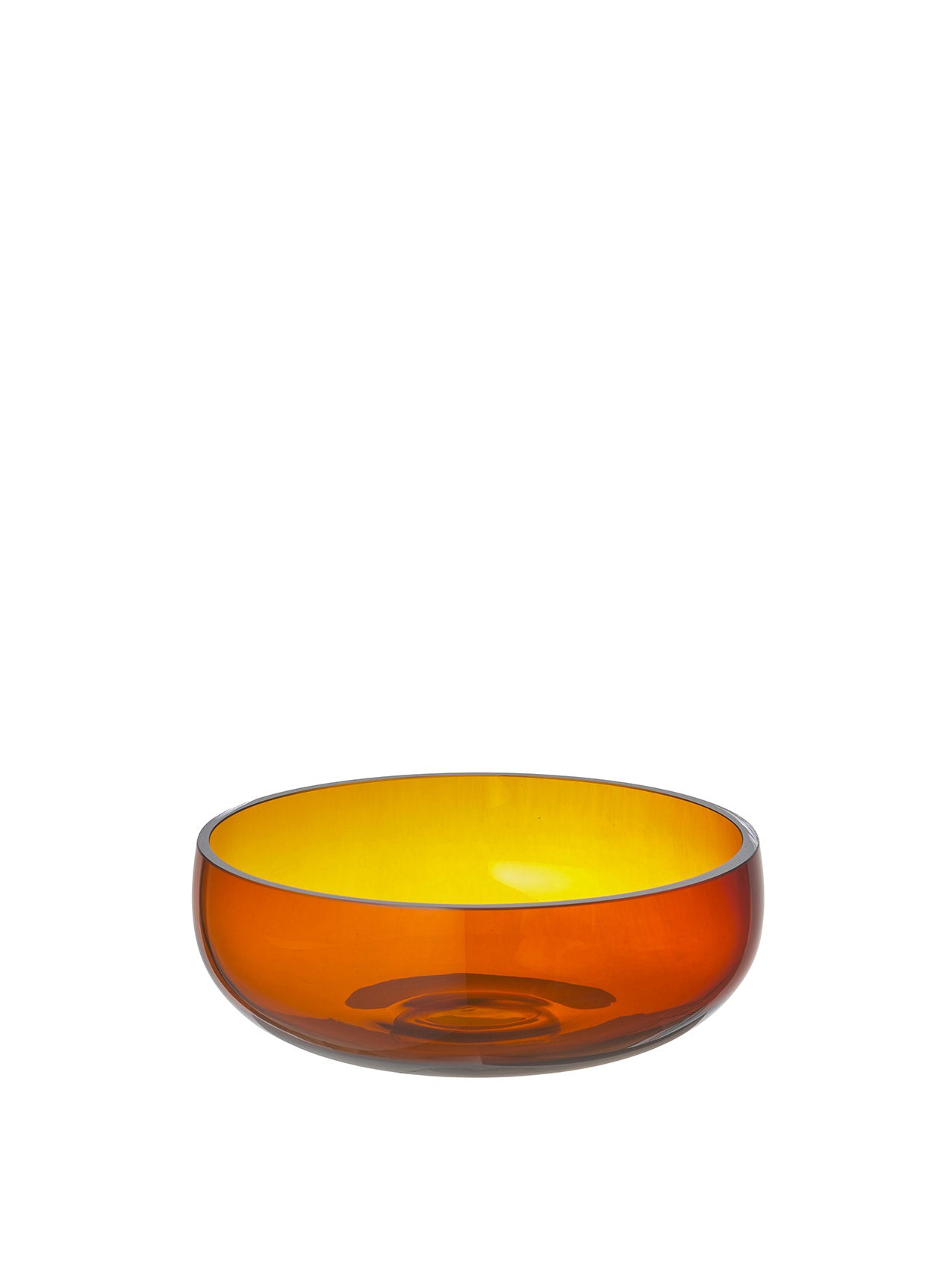 Échasse, Bowl, Amber - Glass part