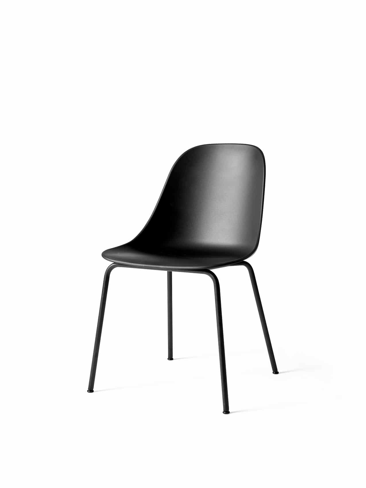 Harbour Side Dining Chair, Black Steel Base, Plastic