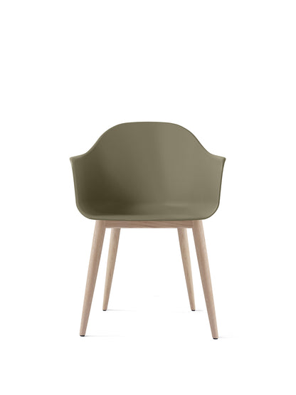 Harbour Dining Chair, Wooden Base, Plastic
